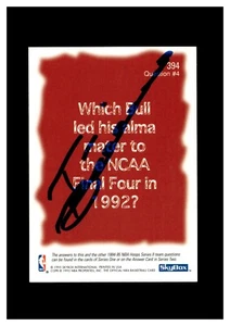 1995-96 Skybox Chicago Bulls Logo #394 Tom Boerwinkler Autographed Signed Auto - Picture 1 of 2