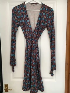 Diane von furstenberg Heracles Wrap Dress US8 Pls Read All Info - Picture 1 of 5