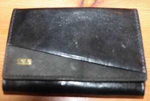 Schlüsseletui, Leder, mano, schwarz, Kreditkarten, ca. 10 x 7 cm, Neu(58) - Bild 1 von 3