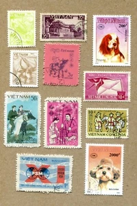 VIET NAM, Socialist Republic of Vietnam Lot of 11 POSTAGE STAMPS Lot #A2 - Picture 1 of 1