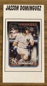 Jasson Dominguez #3 Custom Made Laminated Box Divider Graded Card Size-Real Card - Picture 1 of 13
