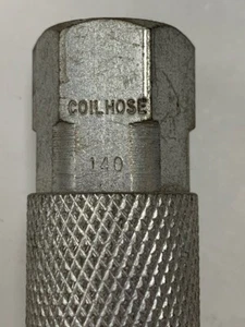 Coilhose 140 1/4" NPT hembra estilo ARO acoplador de aire cromado - 1 pieza - Imagen 1 de 5