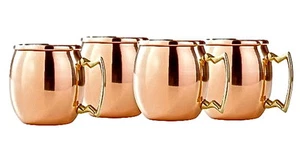 NIB ODI OLD DUTCH INTL SOLID COPPER MOPSCOW MULE 2-OZ MUG SHOTS *SET OF 4* - Bild 1 von 5