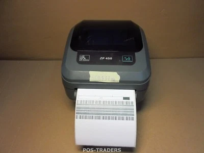 ZEBRA ZP450 Thermo Label Drucker USB 203Dpi DHL UPS GLS TNT DPD - 350,537 INCH - Bild 1 von 4