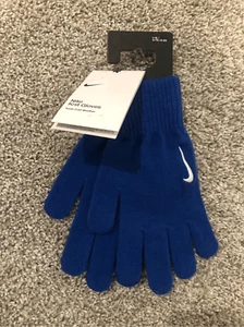Nike Cold Weather Youth Knit Gloves Royal Blue Size L/XL - Picture 1 of 1