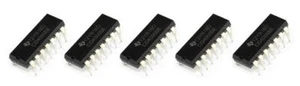 5 x CD4066 DIP14 Quad Bilateral Analog/Digital Switch IC CMOS Logic Through Hole - Picture 1 of 4