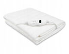 Electric Satin Blanket Esperanza White Warm heated Indoor Pad With Remote EU