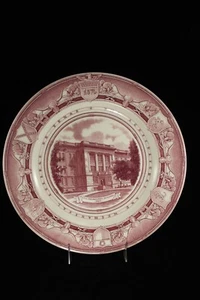 Wedgwood Texas A&M University 1909 Civil Engineering Bldg 10⅜" Collector Plate - Picture 1 of 4