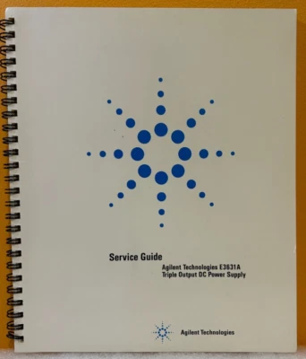 Agilent / HP E3631-90011 2000 E3631A Triple Output DC Power Supply Service Guide - Image 1 of 2