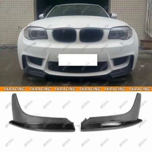 Parachoques delantero de fibra de carbono para BMW Serie 1 1M E82 2011 cupé separadores aletas labiales - Imagen 1 de 13