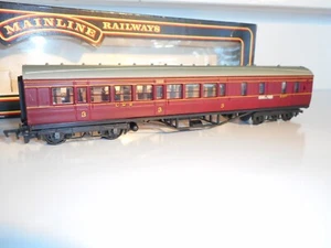 Mainline 37-110 LMS 3rd/brake. Excellent cond. Plastic wheels. OO Scale. Boxed - Picture 1 of 15