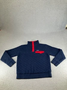 Patagonia Synchilla Sweatshirt Mens Small Blue Fleece Snap Pocket Lightweight - Picture 1 of 20