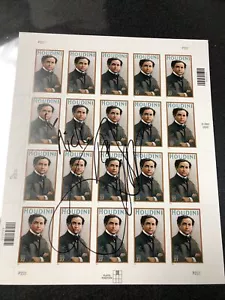 Foglio da 20 francobolli ""Houdini"" 37 centesimi - firmato da David Copperfield - Foto 1 di 3