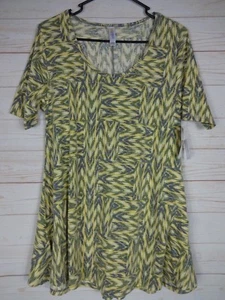 Lularoe Women's Perfect T Heathered Yellow Top Size Small NWT - Picture 1 of 3