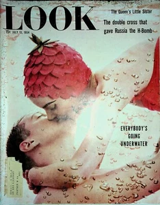 Look Magazine July 13 1954 Jack Dempsey Peter Kapitza Scuba Diving - Picture 1 of 2