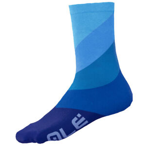 Alé Clothing Diagonal Digitopress Q-Skin 16cm Socks Blu L/44-47