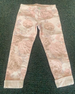 Zara Girls Flowers Pants Size 6/7 122 CM - Picture 1 of 7