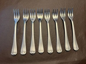 Spirit of America Seafood Forks Set of 8 Made in Korea - Picture 1 of 4