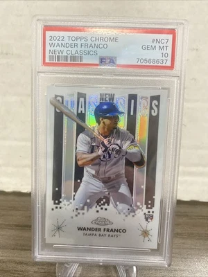 2022 Topps Chrome Wander Franco  New Classics #NC7 PSA 10 RC - Image 1 of 2