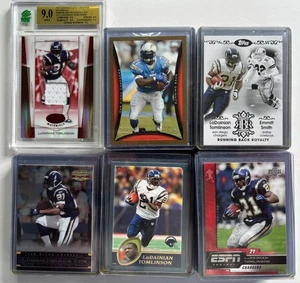 Lote de 58 cartas de LaDainian Tomlinson | 1 camiseta graduada | San Diego Chargers - Imagen 1 de 22