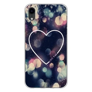 Coque en silicone imprimée compatible Apple iPhone XR Coeur Love - Photo 1 sur 6