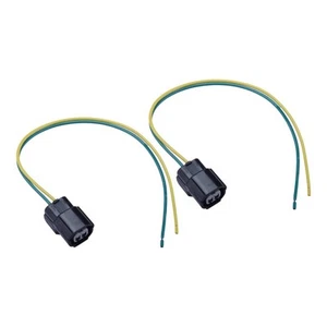 2pc Front Turn Signal Light Wiring Harness Plug Fit for Mazda 3 2014-2019 - Picture 1 of 5