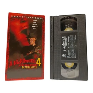 A Nightmare on Elm Street 4 The Dream Master VHS 1999 New Line Home Video Horror - Picture 1 of 5
