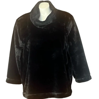 Suéter Banana Republic Mujer Capucha Cuello Manga 3/4 Piel Sintética Talla M Foto 1 de 4