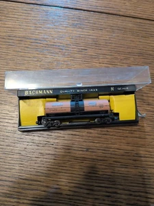 Bachmann Hooker 1 Dome Tank Car GATX 69502 N Scale Trains With Case  - Picture 1 of 3