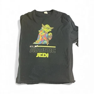 Autistic Jedi T-Shirt 3 XL - Bild 1 von 7
