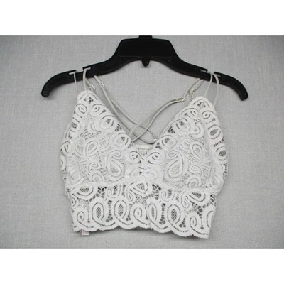 Pink Victoria's Secret Lace Strappy Delicate Sleeveless Brassiere Women Size S — 第 1/4 张图片