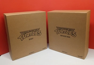 Super 7 Ultimates TMNT 忍者神龟 Bebop & Mutagen Man gitd 批量 — 第 1/4 张图片
