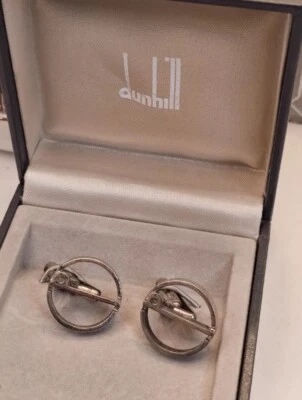 Gemelos Alfred Dunhill plata 925 caja original  Foto 1 de 4