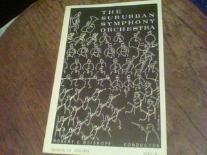 8 aprile stagione 1972-1973 programma The Suburban Symphony Orchestra Weiskopf  - Foto 1 di 5