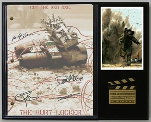 The Hurt Locker reproducción de guión de película firmado exhibición de placa de madera - Imagen 1 de 8