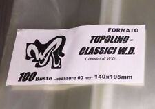 100 BUSTE WR "TOPOLINO CLASSICI W.D." 140x195 x Miki Blek colori Ken Guerriero