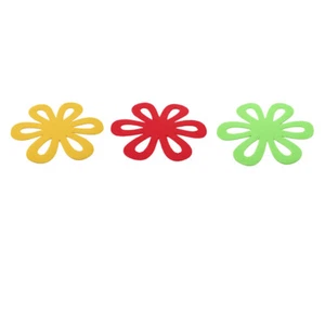 Practical Evelots Assorted Sized Felt Pan & Dish Protectors, Flower Shaped FY - Picture 1 of 8