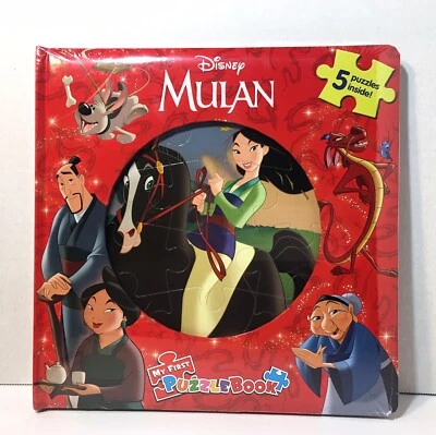 Disney Mulan - Mi primer libro de rompecabezas - 5 rompecabezas en libro Foto 1 de 4