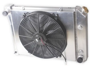 3Row Radiator Shroud Fan For 68-87 Chevy Camaro Chevelle El Camino Monte Carlo - Picture 1 of 12