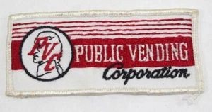 Vintage Public Vending Corporation Embroidered Patch - Picture 1 of 4