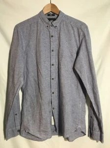 H&M L.O.G.G. Regular Fit Long Sleeve Button Shirt Mens Size M #C - Picture 1 of 5