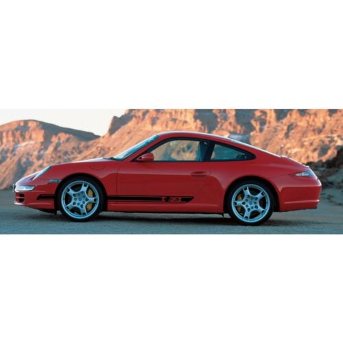 Custom GTS Triple Stripe Side Door Decal For Porsche 911 2005-2011 997 997.2