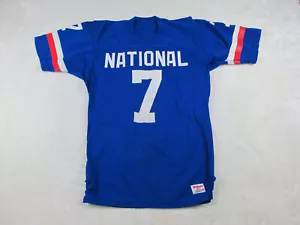 VINTAGE Joe Theismann Jersey Mens Large Blue National League Pro Bowl Wilson* - Picture 1 of 13