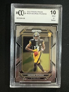 2022 Panini Prizm - Rookies #329 George Pickens (RC) BCCG Classificato 10 - Foto 1 di 4