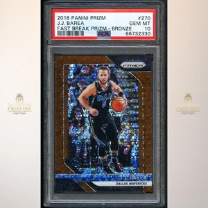 J.J. BAREA 2018-19 Panini Prizm #270 Fast Break Bronze Prizm /20 PSA 10 1B - Picture 1 of 2