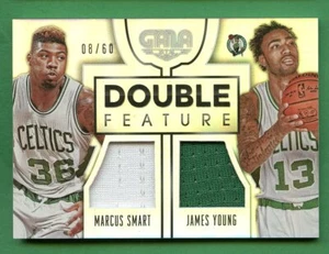 MARCUS SMART YOUNG 2014-15 GALA ROOKIE DUAL JERSEY /60 BOSTON CELTICS DPOY - Picture 1 of 2