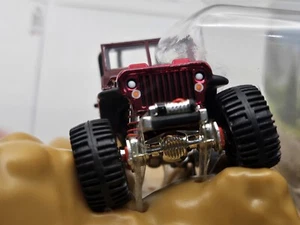 2021 HOT WHEELS RLC RED SPECTRAFLAME PAINT ROCK CRAWLER 1944 WILLYS MB #11355 - Foto 1 di 12