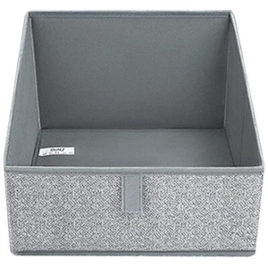 Clothes Organizer Bath Towel Storage Box Garment Storage Container Bedroom - Picture 1 of 12