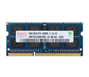 Hynix 4GB Kits 2RX8 DDR3 1066MHz 1066 PC3-8500 SODIMM Intel Laptop Memory RAM #N - Picture 1 of 7