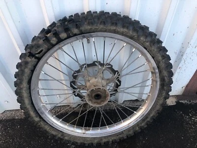 Suzuki 1989 1990 1991 RM250 1990 rueda delantera cubo llanta disco de freno rotor RM 250 Foto 1 de 4